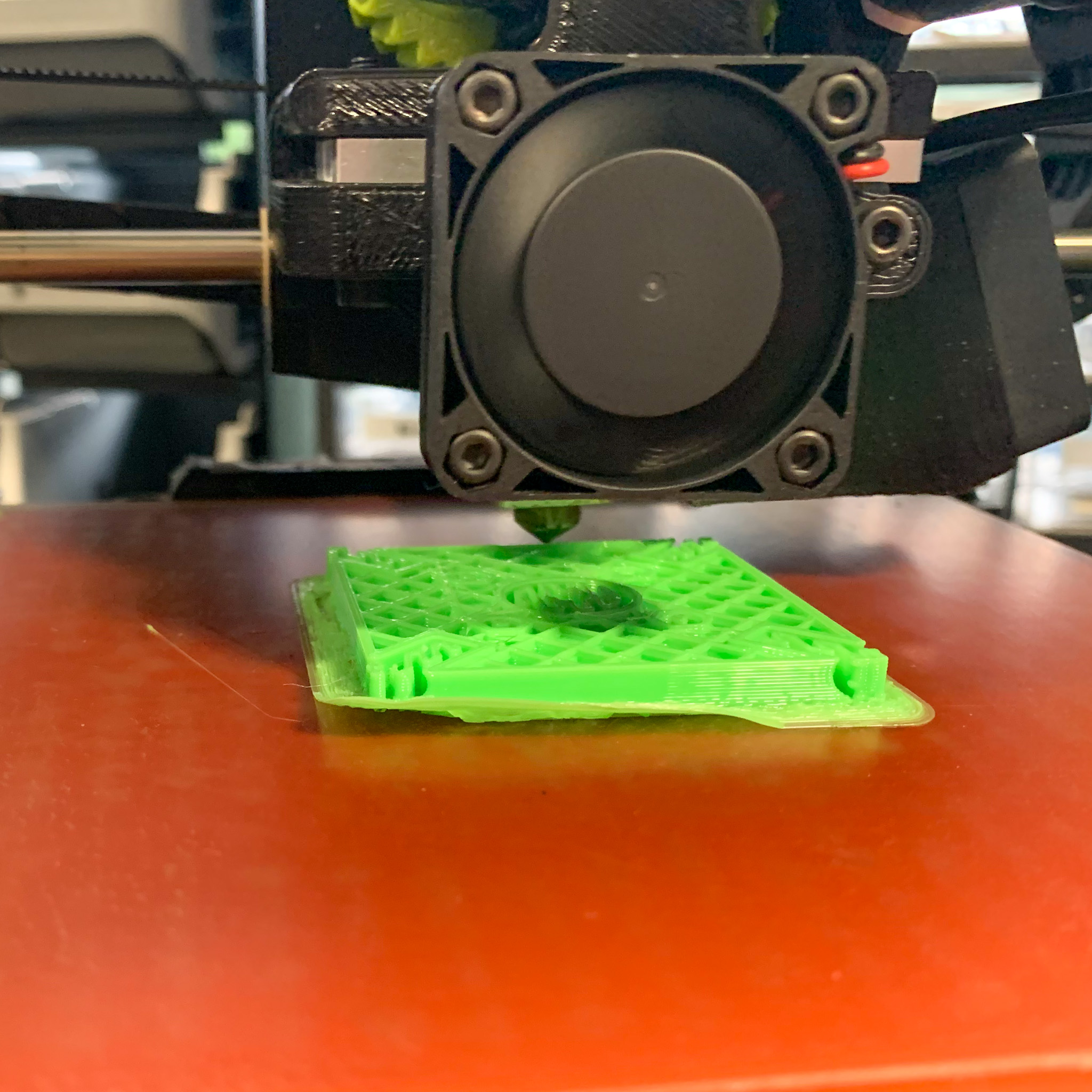 An uneven 3D Printer output